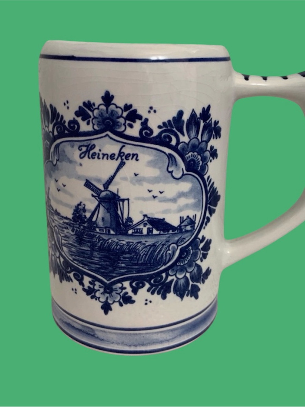 🍺 Heineken Blue Delft Stein